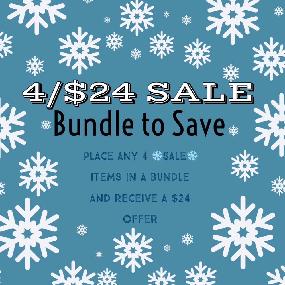 4/$24 WINTER CLEARANCE ❄️